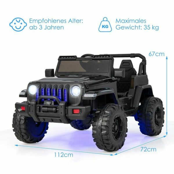 COSTWAY Elektro-Kinderauto 12V Jeep