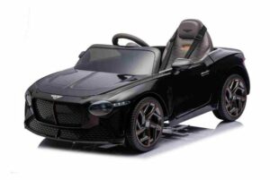 BoGi Elektro-Kinderauto Bentley Mulinner Bacalar Kinderfahrzeug Ledersitz EVA-Vollgummireifen schwarz