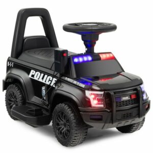 COSTWAY Elektro-Kinderauto 6V Polizei Spielzeugauto